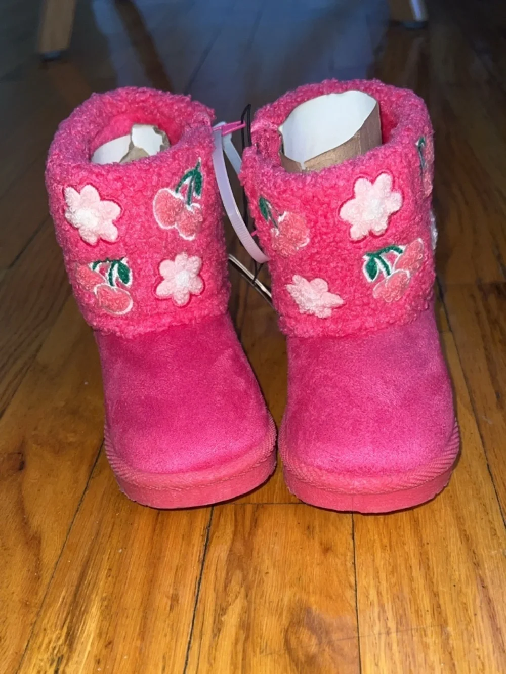 GIRLS' BEBE TODDLER JAMIE WINTER Pink boots size 5